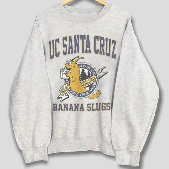 Vintage NCAA UC Santa Cruz Banana Slugs University of California sweater unisex - Picture 1 of 3